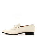 LAMBSKIN MENS INTERLOCKING G LOAFERS OFF WHITE
