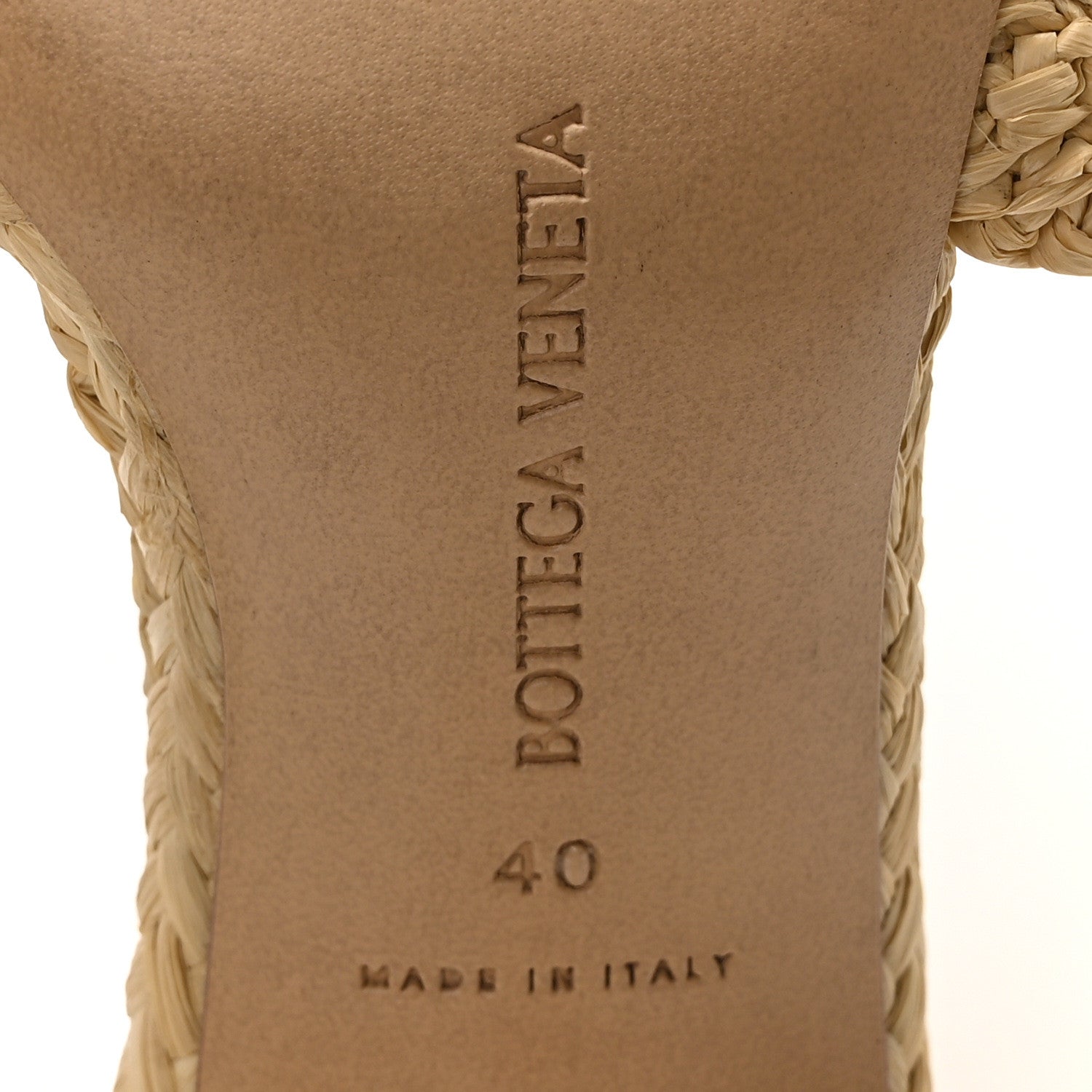 RAFFIA INTRECCIATO LIDO MULE 90 SANDALS CANE SUGAR