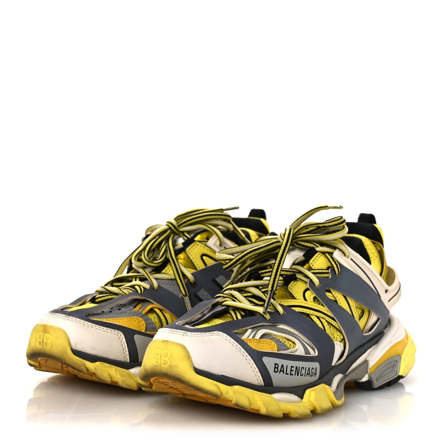 MESH NYLON MENS TRACK SNEAKERS YELLOW BLACK WHITE