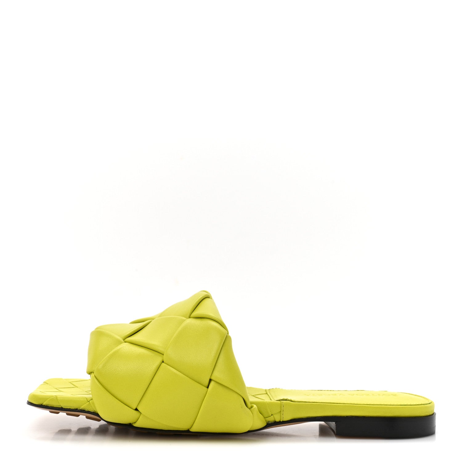 NAPPA MAXI INTRECCIATO LIDO FLAT SANDALS KIWI