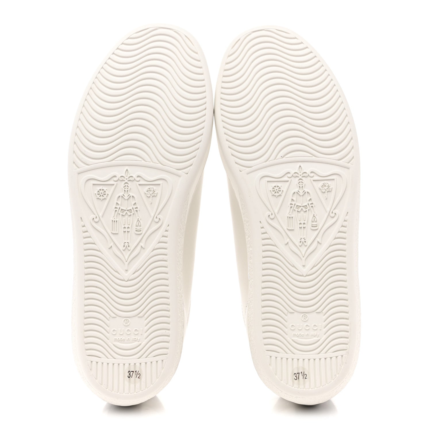 CALFSKIN INTERLOCKING G PERFORATED WOMENS ACE SNEAKERS WHITE GREY SKY