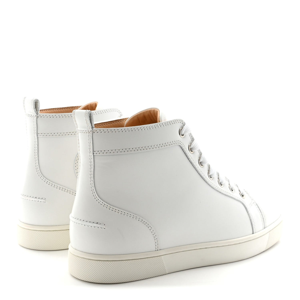LOUIS VUITTON MONOGRAM CALFSKIN LOUS SNEAKERS WHITE & BLACK