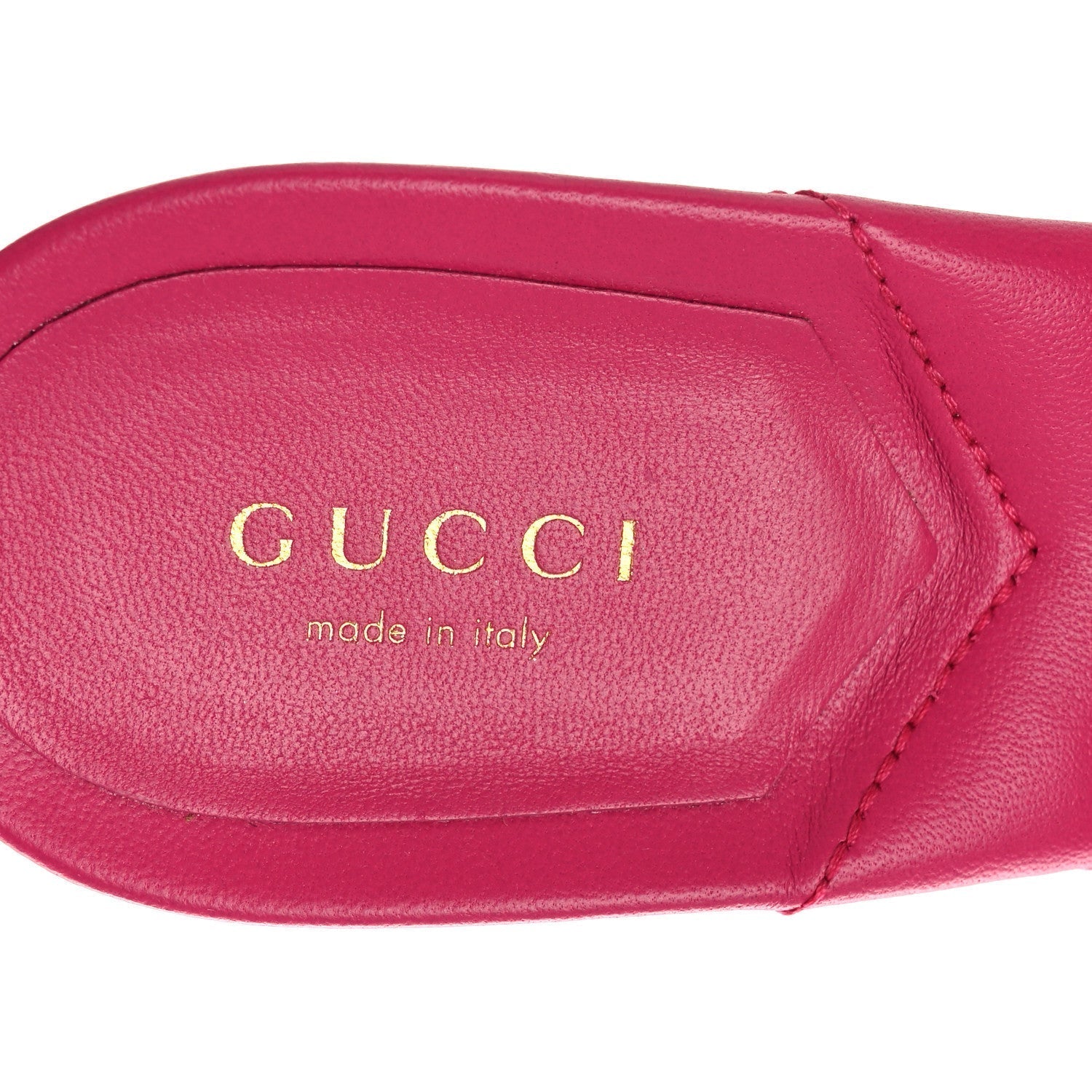 NAPPA MATELASSE GG MARMONT 75MM SLIDE SANDALS BOX PINK