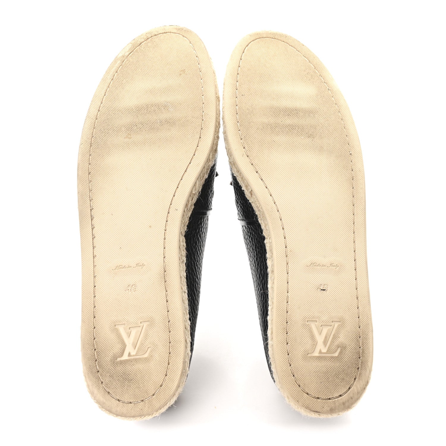 CALFSKIN TROPICAL BLOOM ESPADRILLE FLAT BLACK