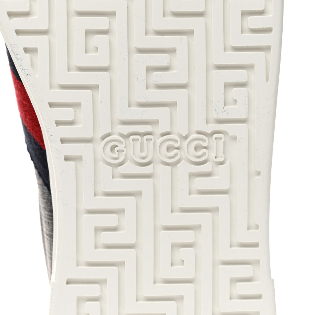 GG SUPREME MONOGRAM AYERS WEB MENS NEW ACE SNEAKERS DARK BLUE