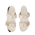 Louis Vuitton Monogram Giant Bom Dia Flat Mule White Moka - White/Beige