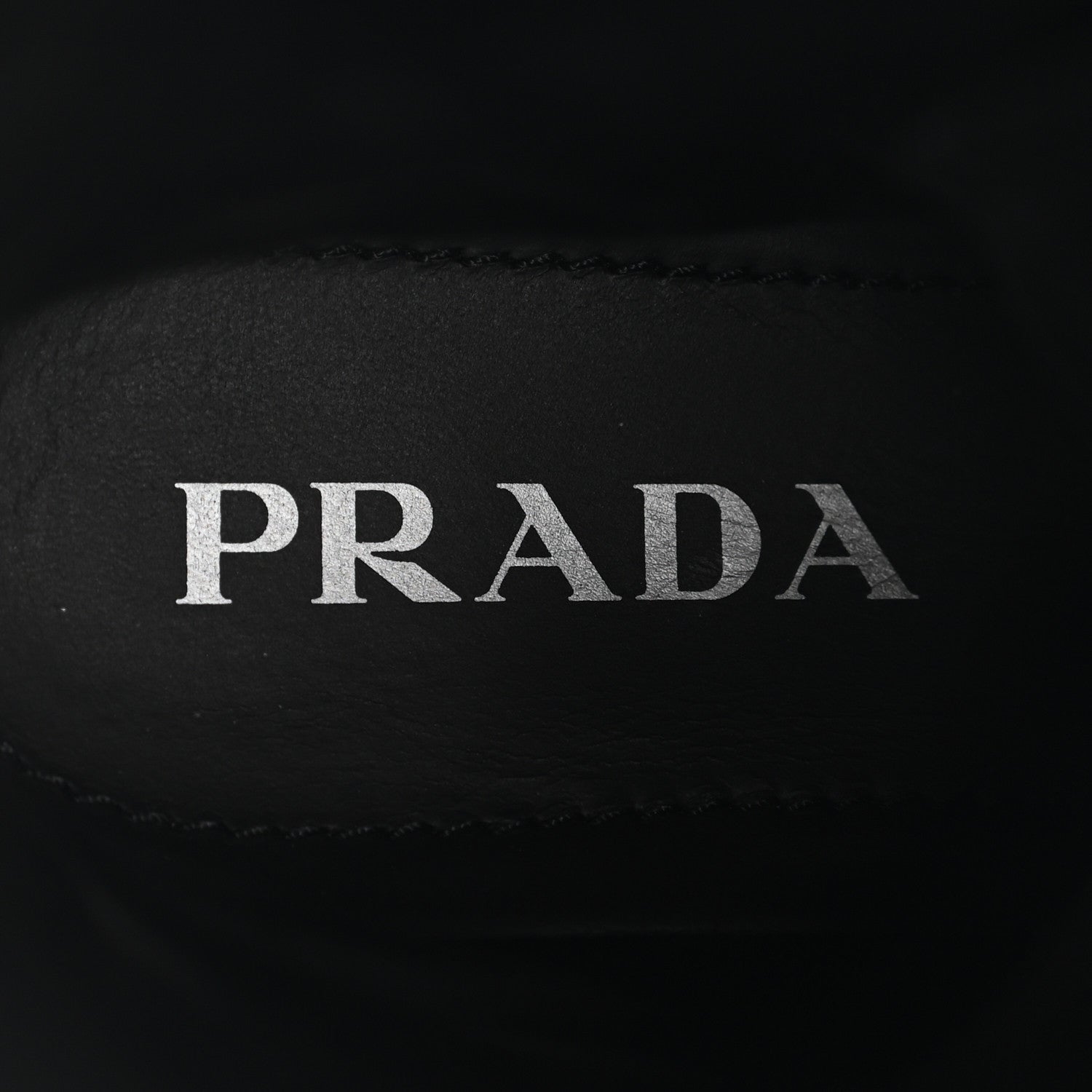 SPAZZOLATO ROIS RE-NYLON METAL TRIANGLE LOGO MONOLITH POUCH POCKET 55MM TALL COMBAT BOOTS BLACK