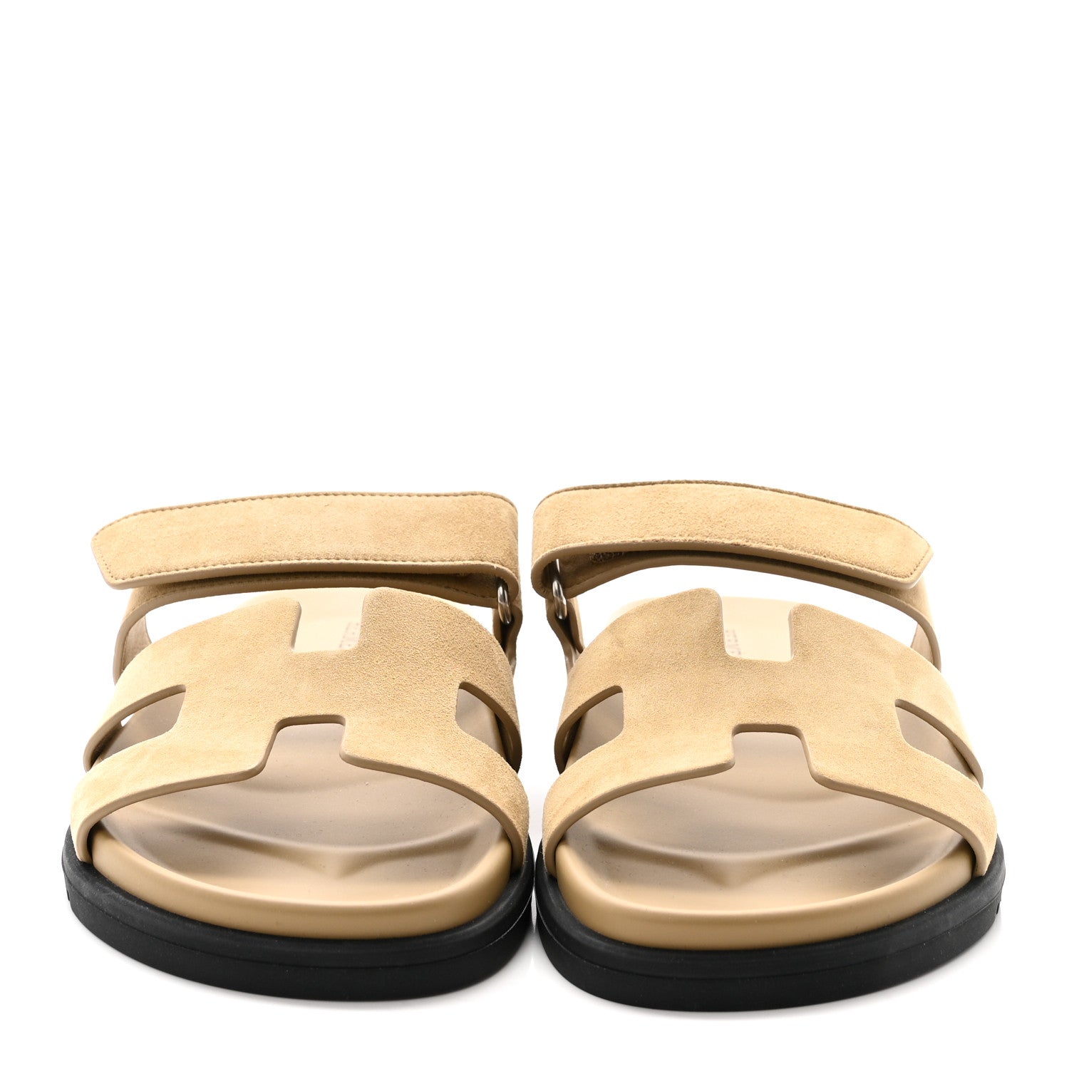 SUEDE GOATSKIN WOMENS CHYPRE SANDALS BEIGE SABLE