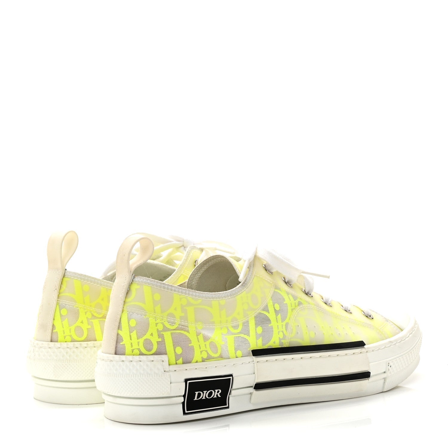 TECHNICAL CANVAS OBLIQUE MENS B23 LOW TOP SNEAKER YELLOW