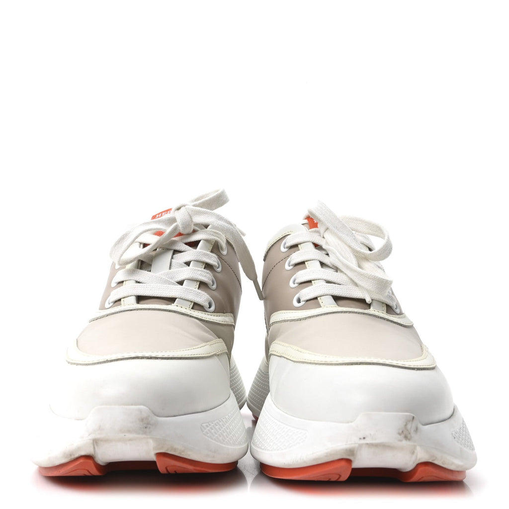 CALFSKIN WOMENS GIGA SNEAKERS MULTICOLOR WHITE GOMMA
