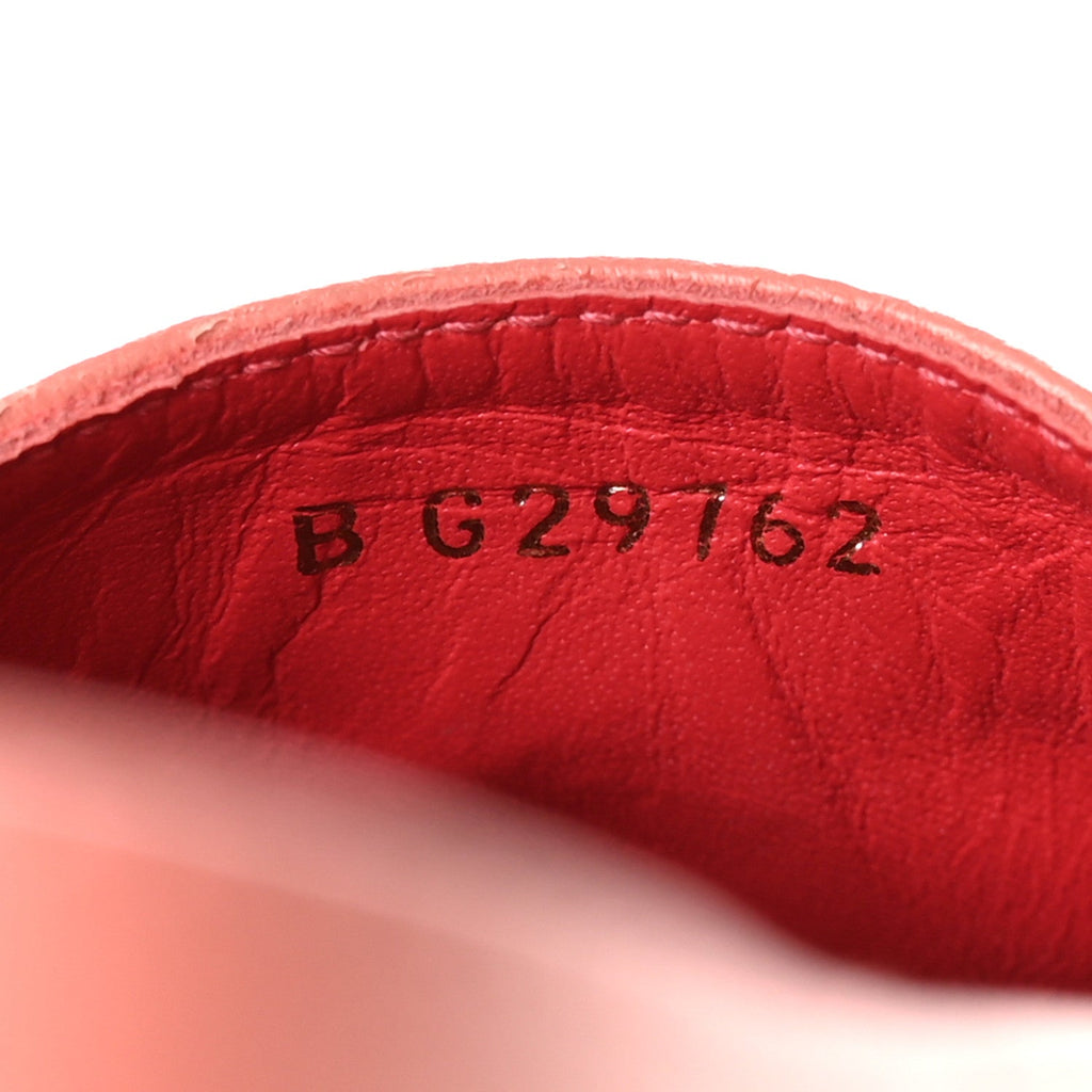 LAMBSKIN CC ESPADRILLES PINK RED BLACK