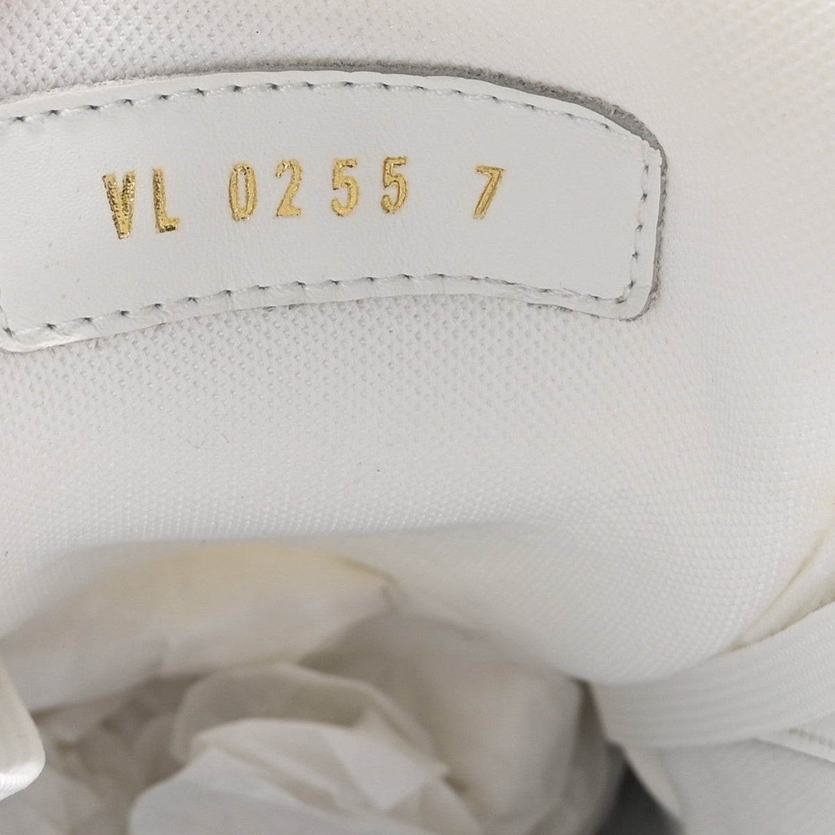 LOUIS VUITTON CALFSKIN EMBOSSED MONOGRAM DENIM LV TRAINER SNEAKERS LIGHT BLUE & WHITE