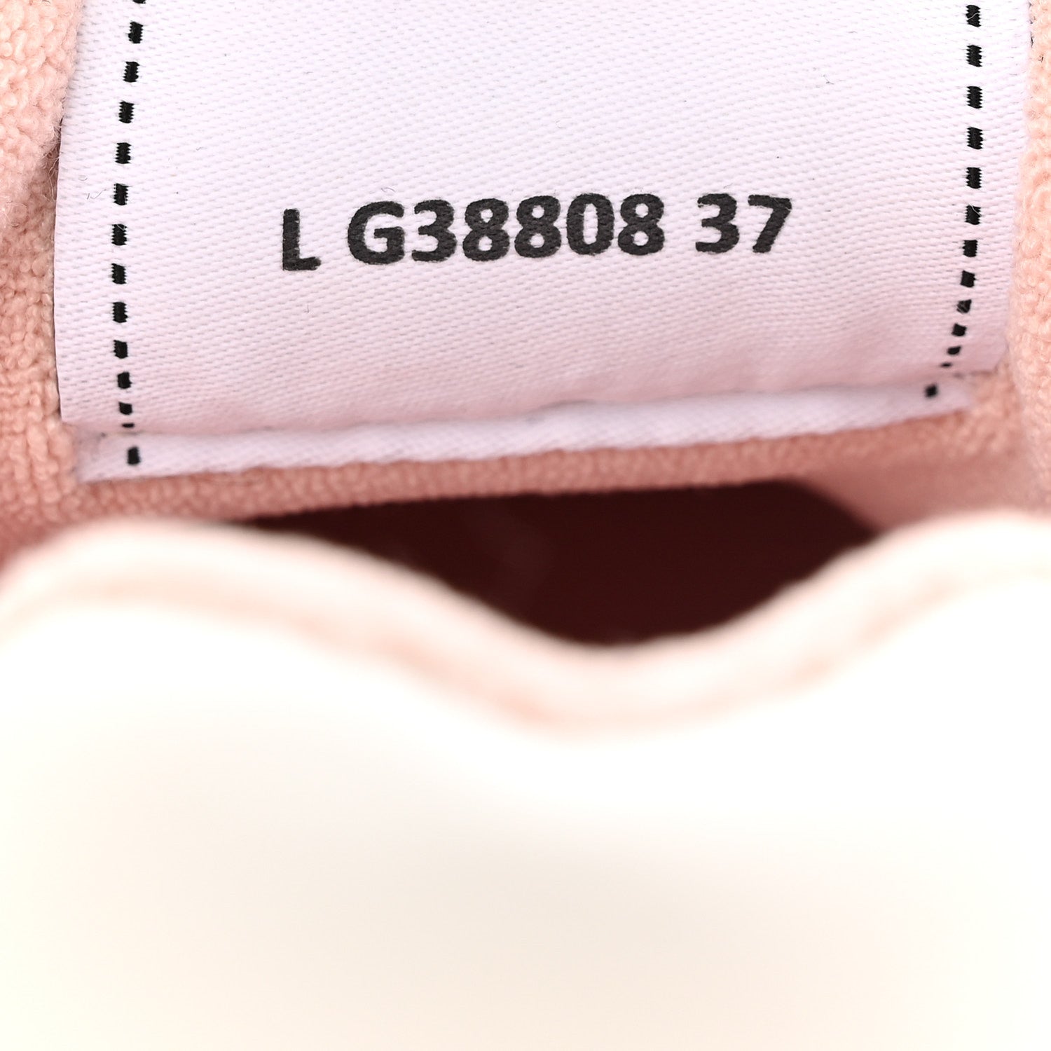 GRAINED CALFSKIN FABRIC WOMENS LOGO SNEAKERS WHITE LIGHT PINK