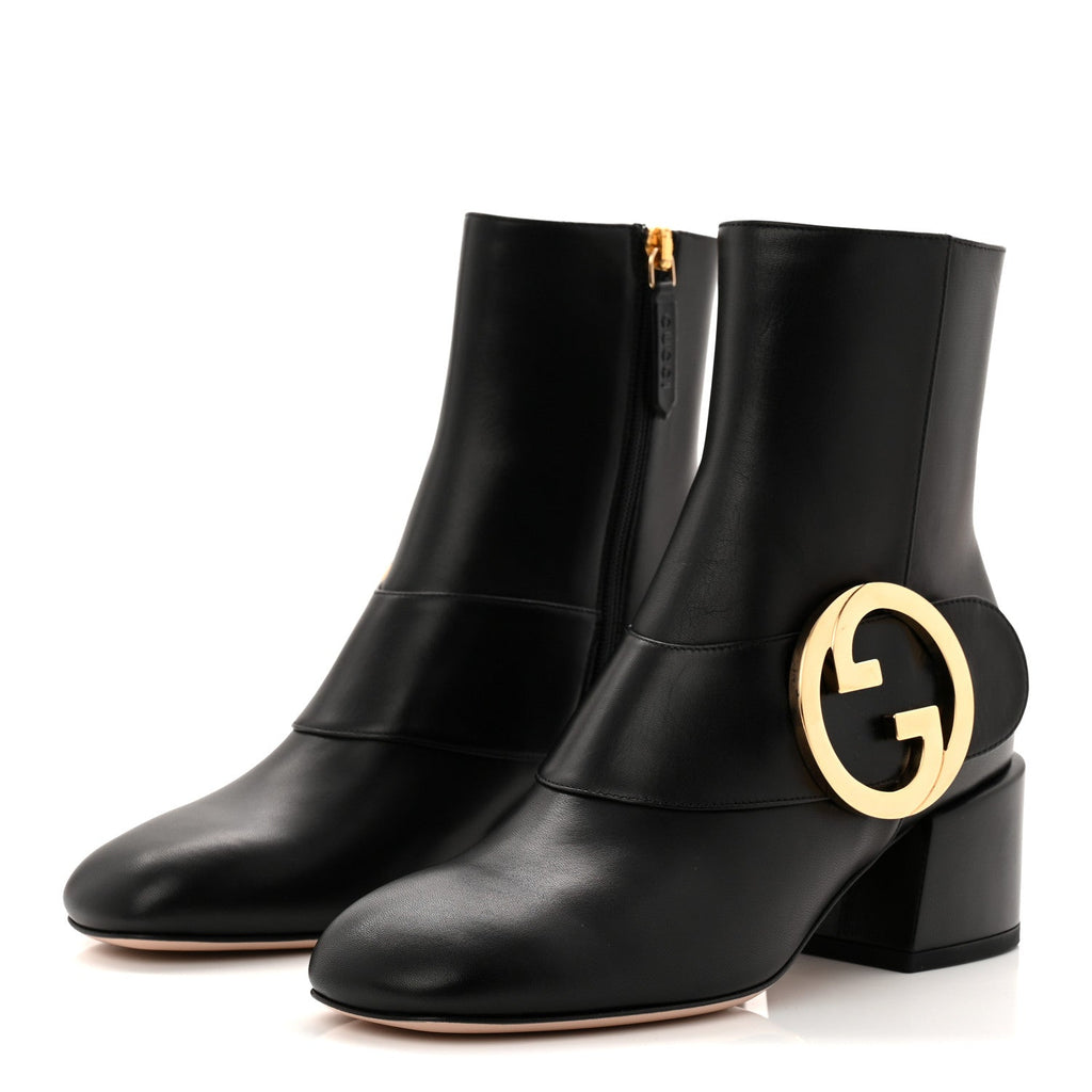 MALAGA KID GG BLONDIE 55MM ANKLE BOOTS BLACK
