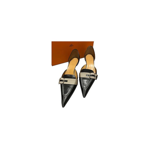 Hermès Majeste 60 Pump - Black/White