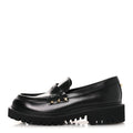 CALFSKIN ROCKSTUD LOAFERS BLACK