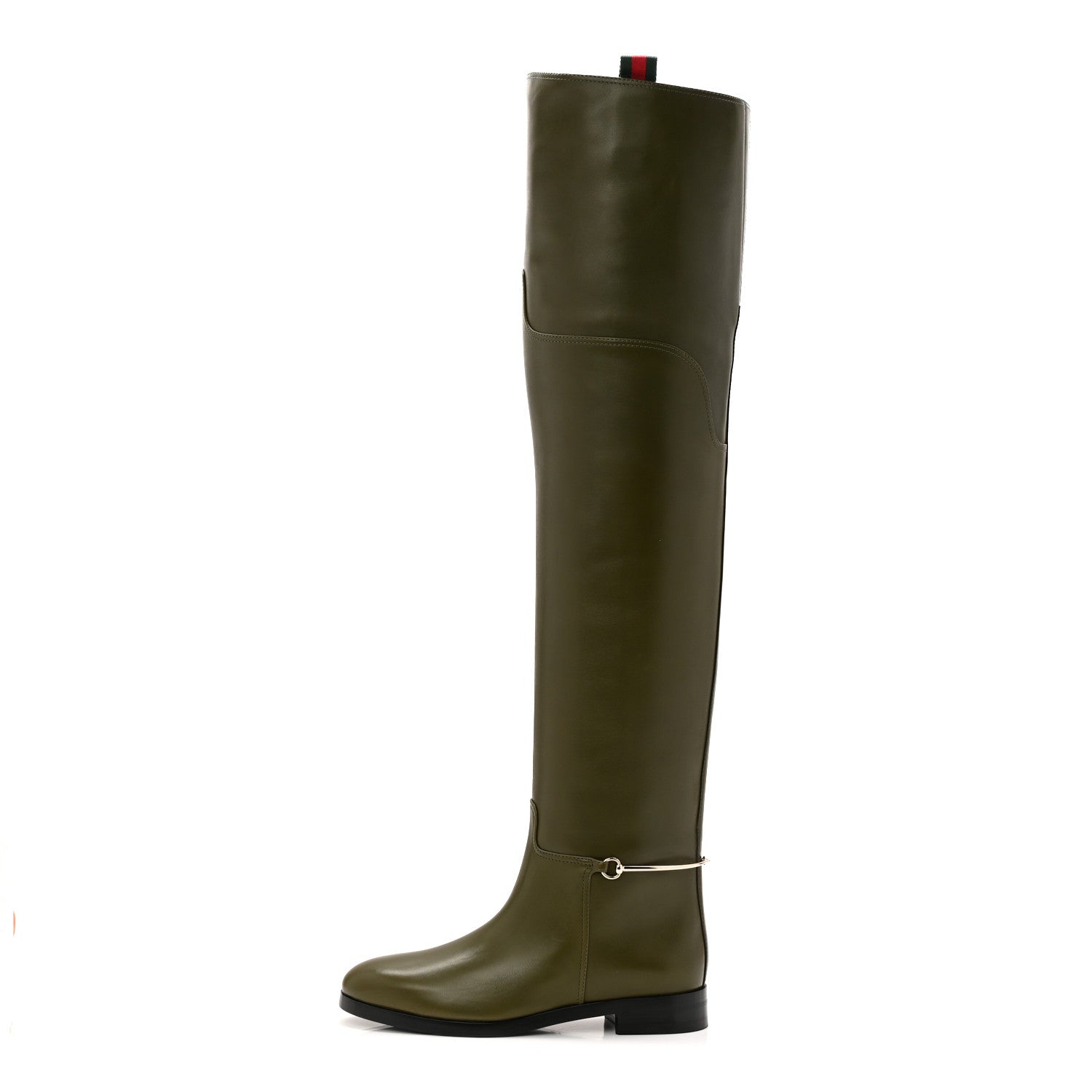 MAROT LUX SLIM HORSEBIT OVER THE KNEE LUSCIOUS GREEN