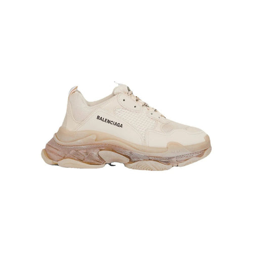 Balenciaga Triple S Sneakers Grey Red - Beige/Cream