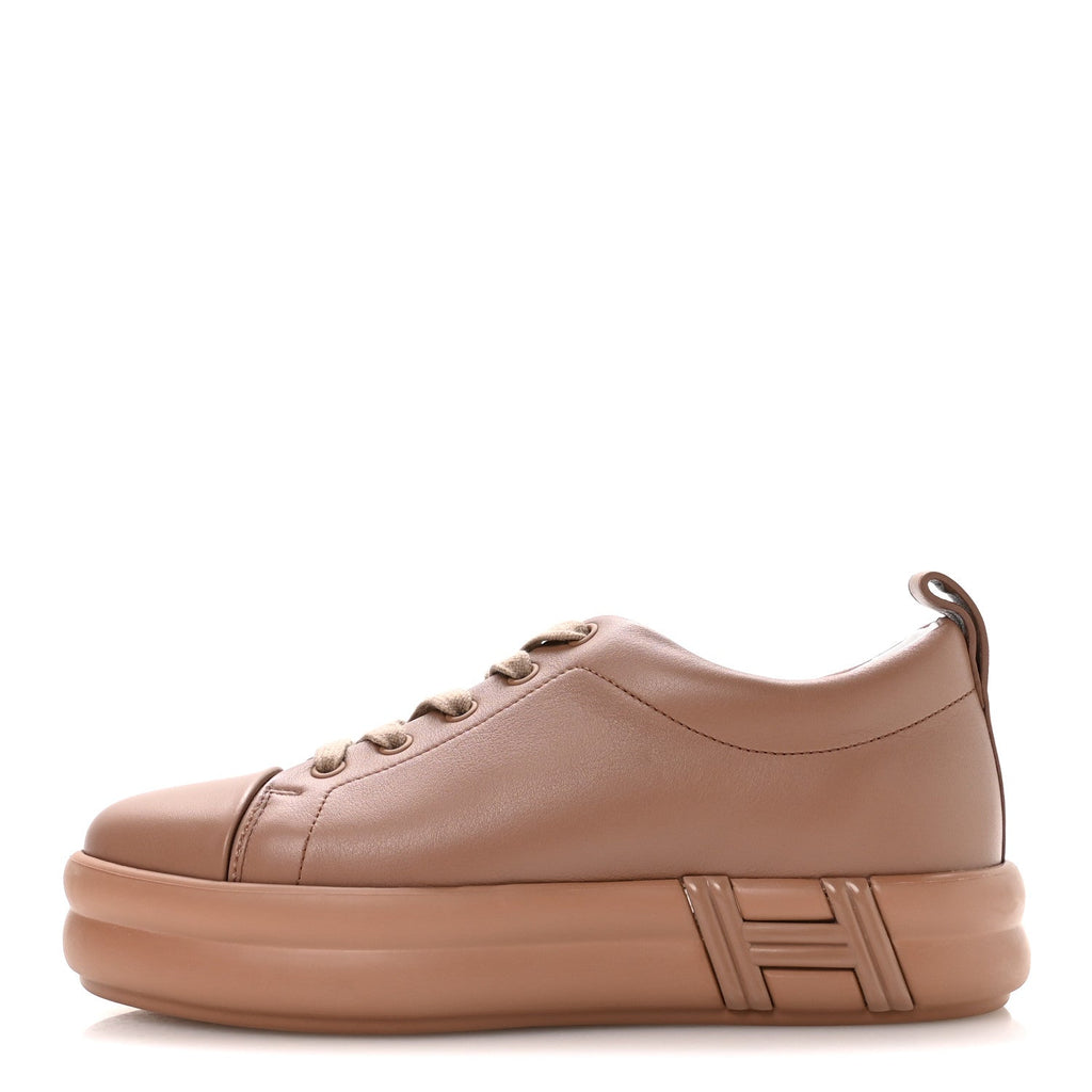 CALFSKIN WOMENS HAPPY SNEAKERS ROSE PERLE