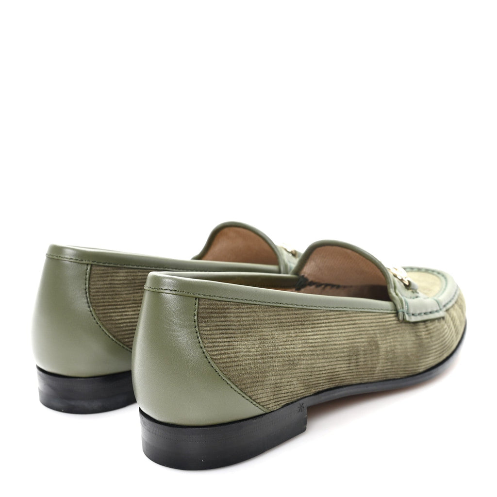CORDUROY WOMENS 1953 HORSEBIT LOAFERS SWEET MILITARY