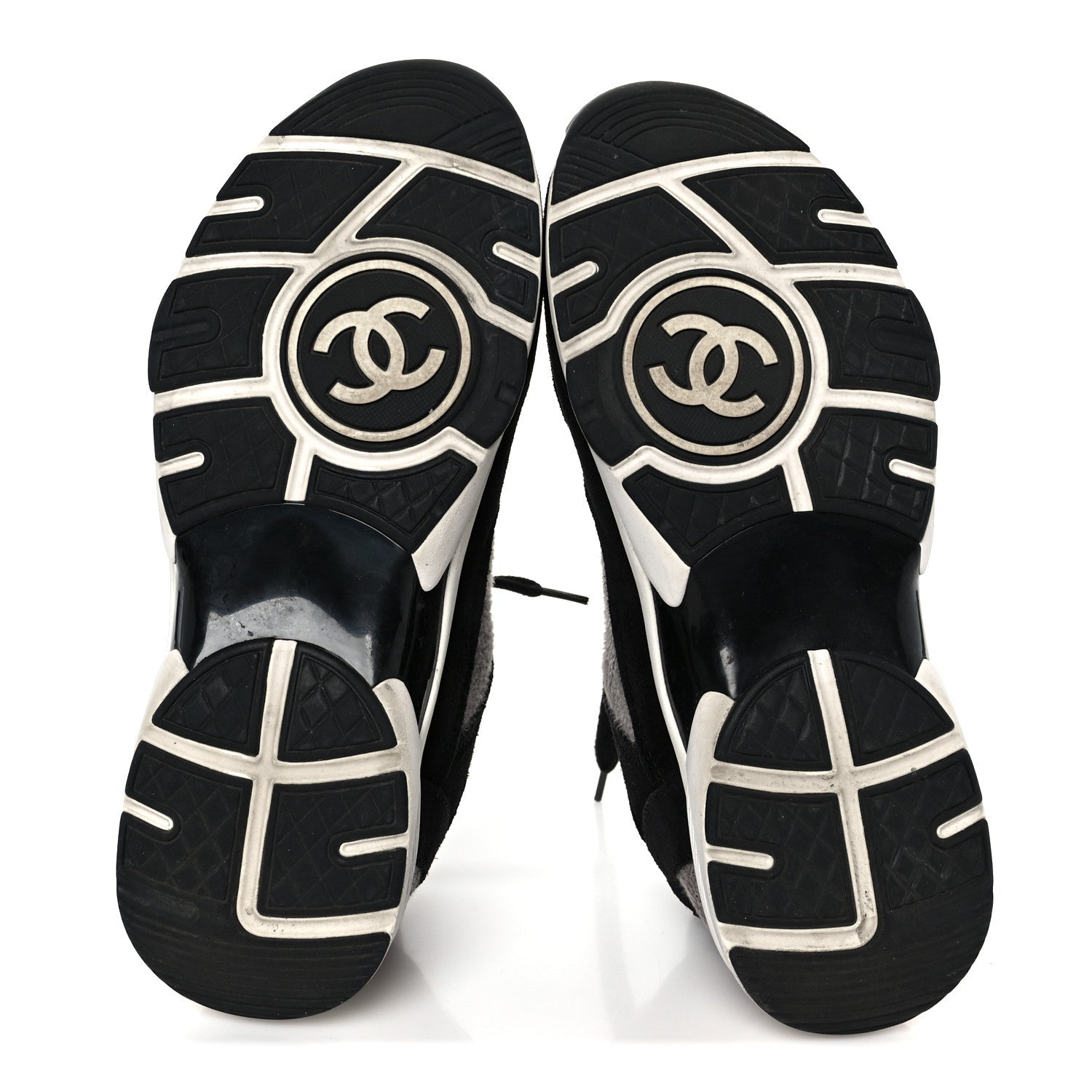 FABRIC SUEDE CALFSKIN CC SNEAKERS GRAY BLACK