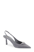 PRADA LOGO PLATFORM SLINGBACK PUMP