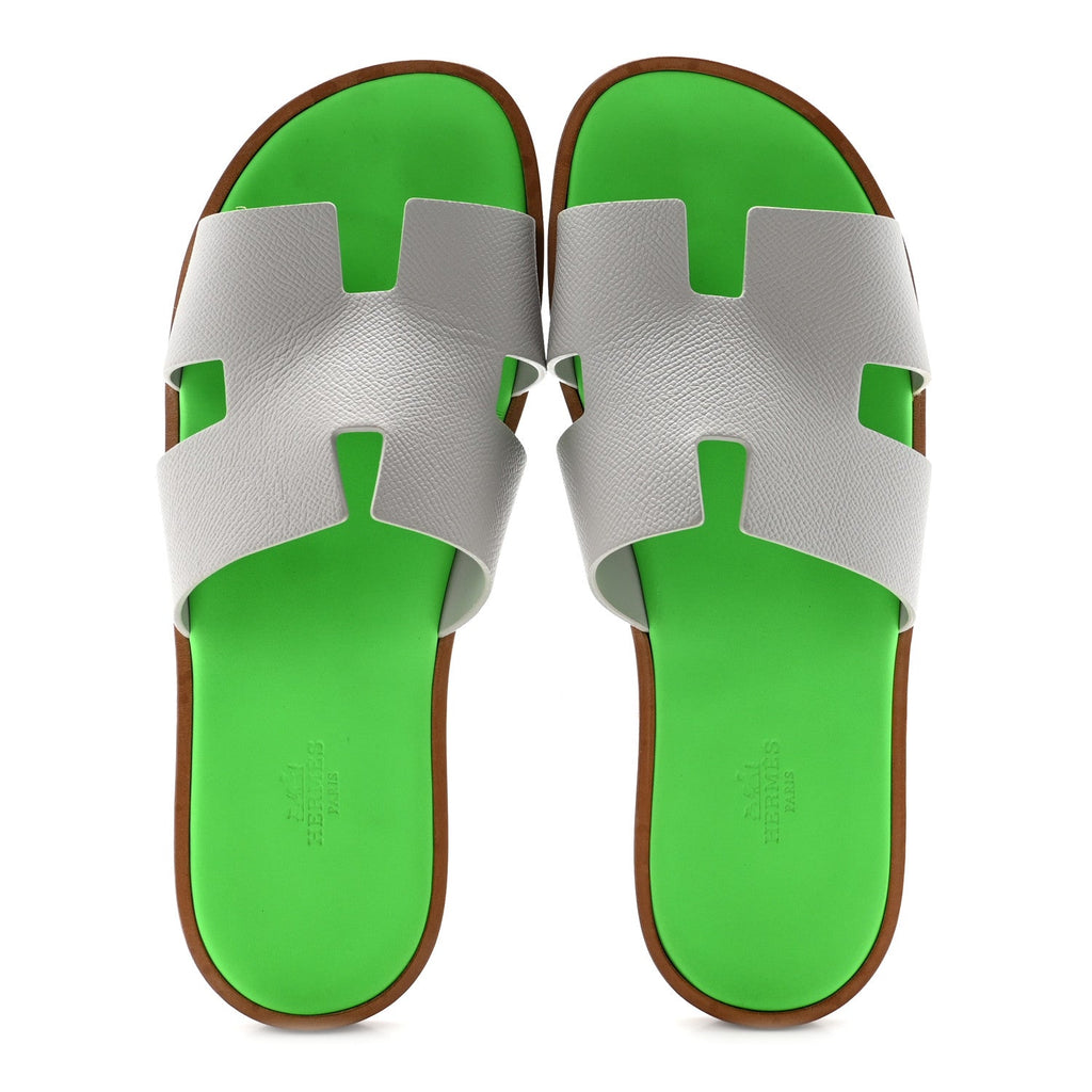 EPSOM MENS IZMIR SANDALS GRIS QUARTZ VERT FLUO