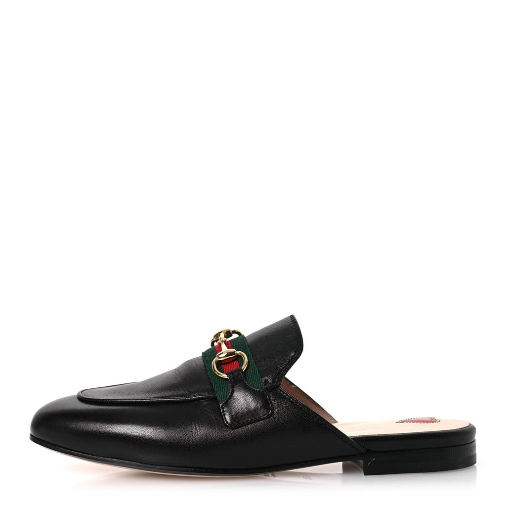 CALFSKIN WOMENS PRINCETOWN SLIPPERS BLACK