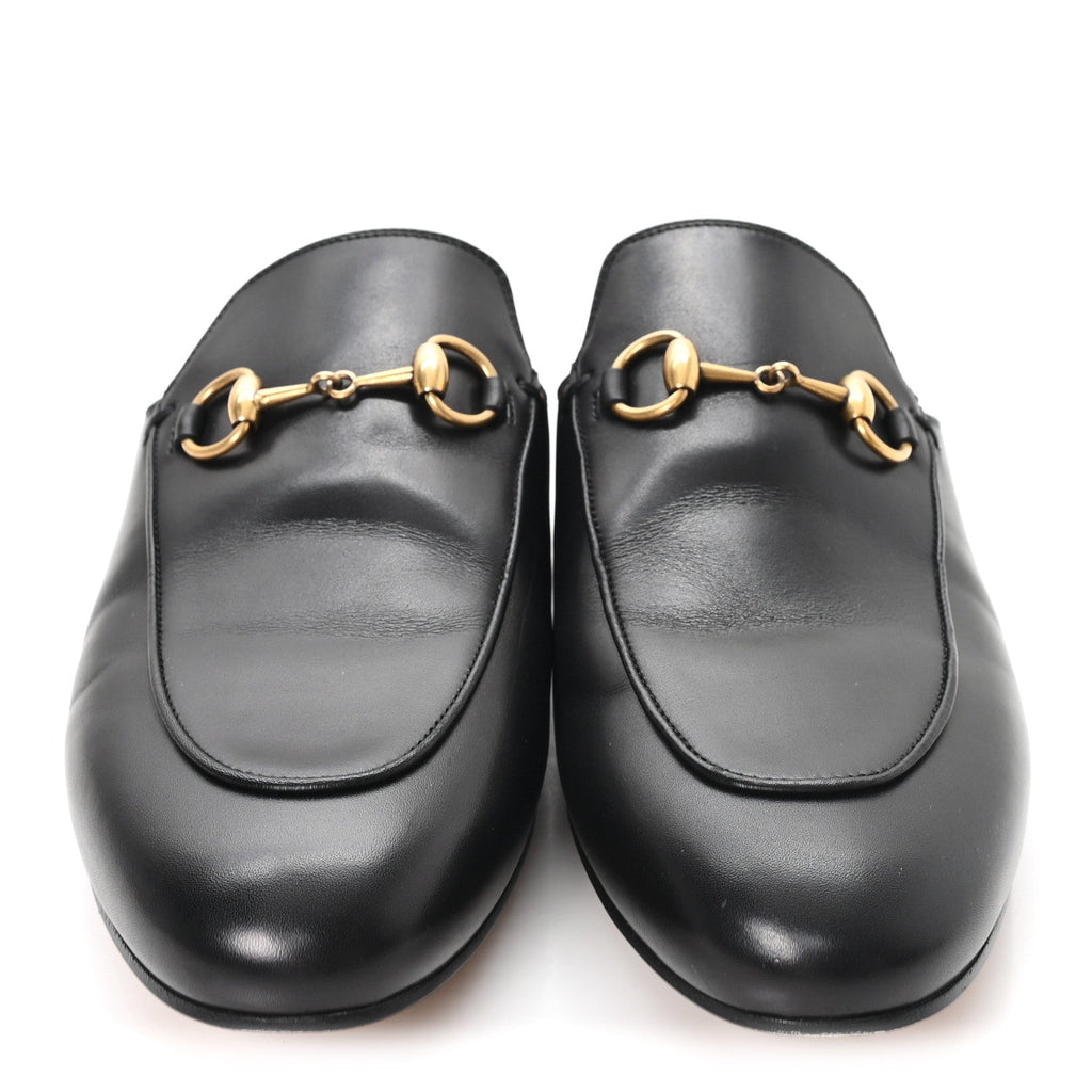 CALFSKIN WOMENS PRINCETOWN SLIPPERS BLACK