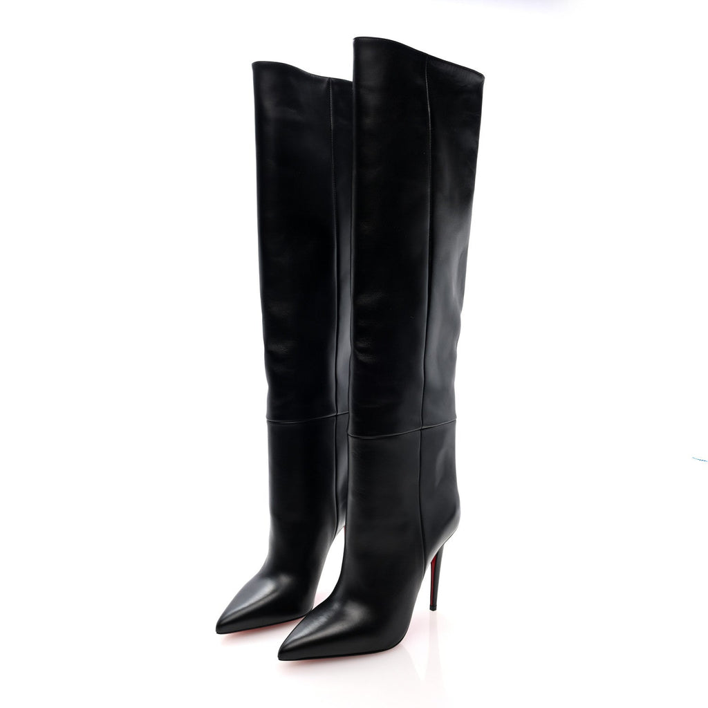 CALFKSIN ASTRILARGE BOTTA KNEE BOOTS BLACK