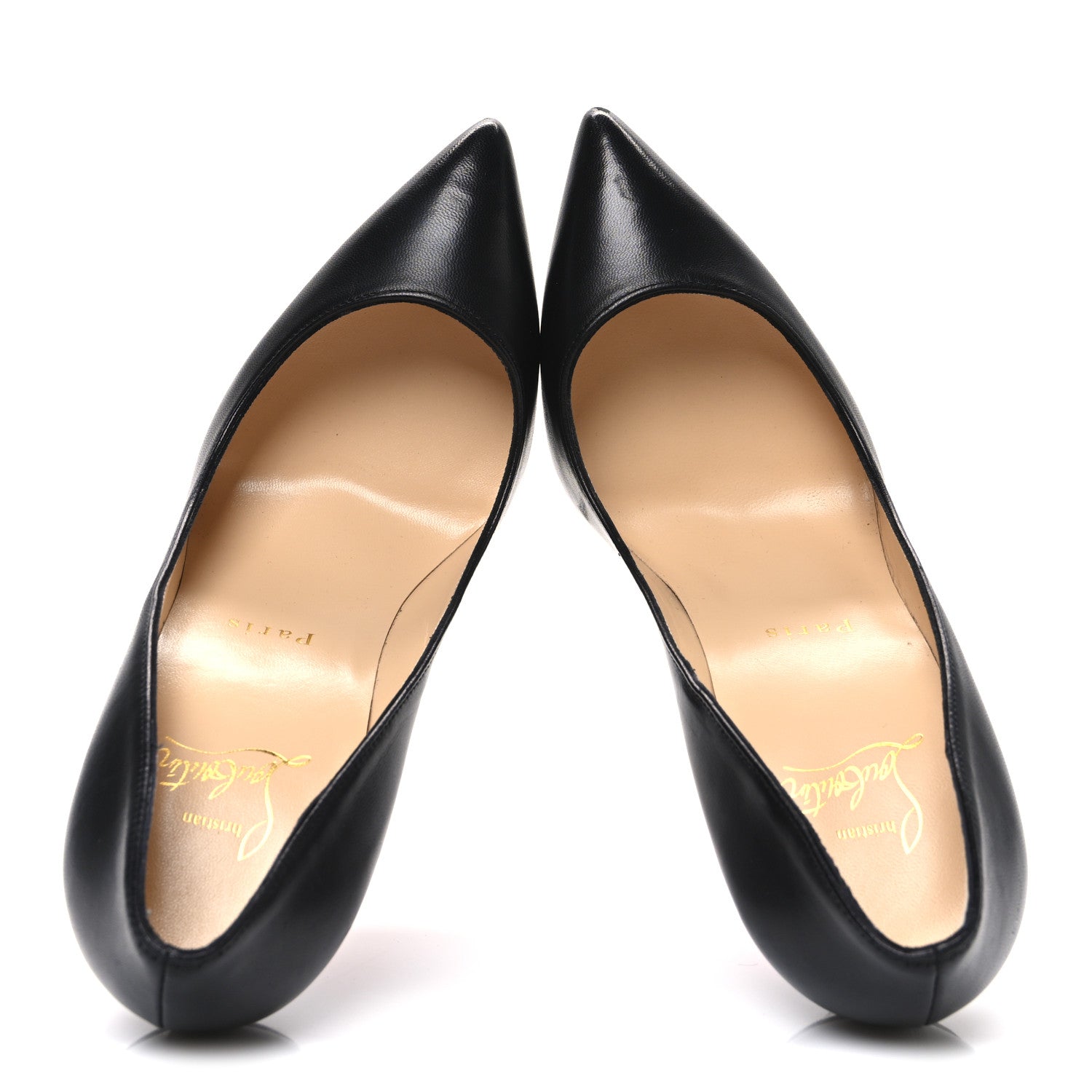 SHINY NAPPA PIGALLE FOLLIES 100 PUMPS BLACK