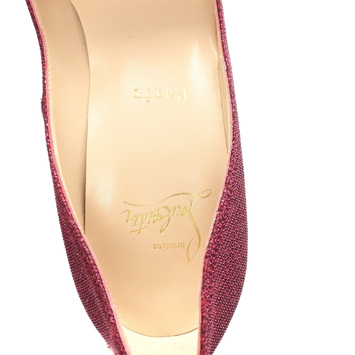 GLITTER TISSE PIGALLE FOLLIES 120 PUMPS CASSIS