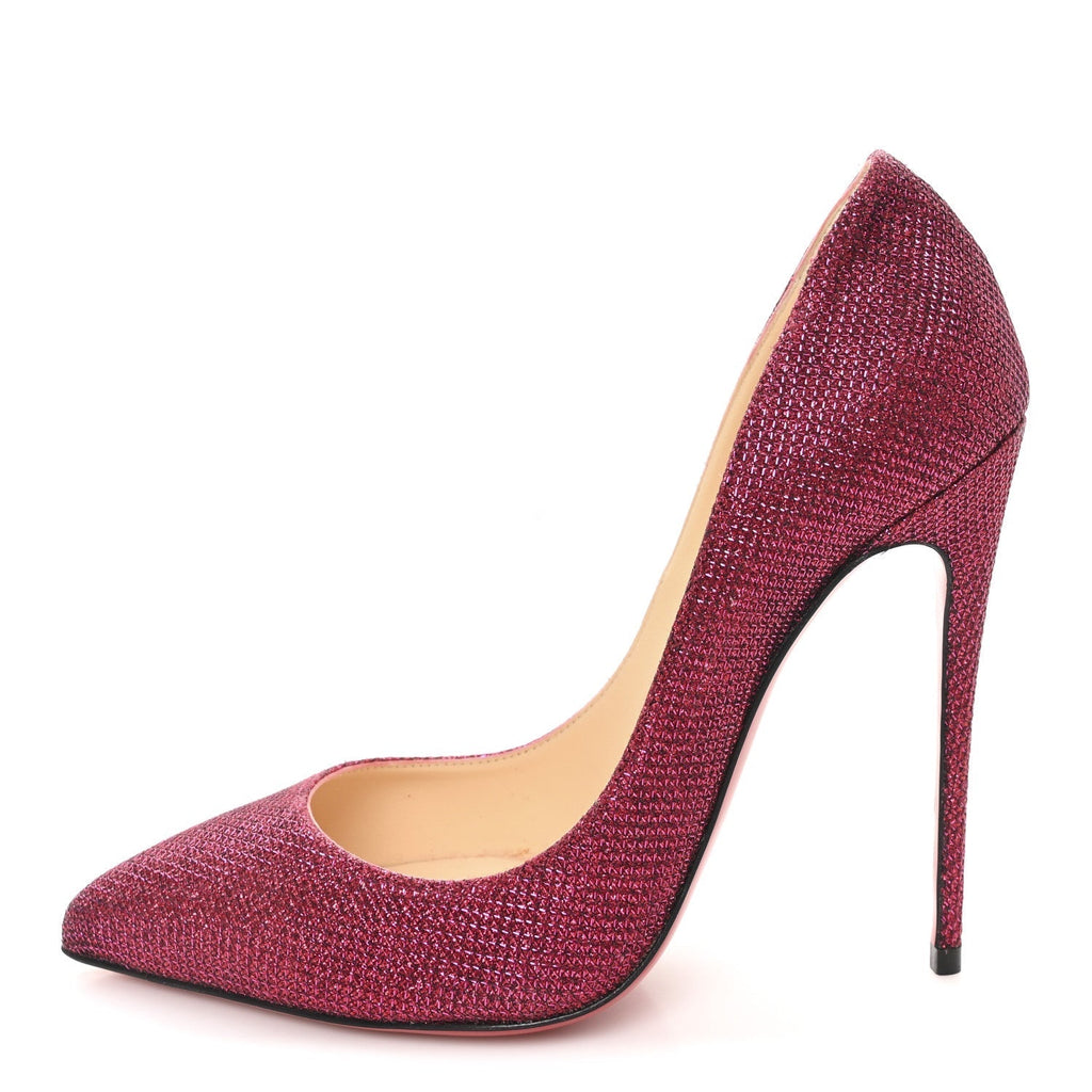 GLITTER TISSE PIGALLE FOLLIES 120 PUMPS CASSIS