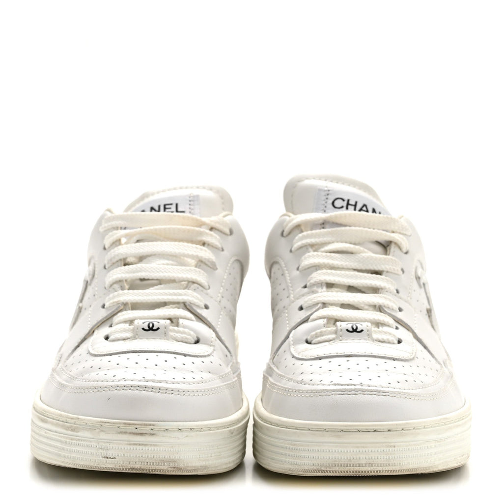 CALFSKIN CC WOMENS SNEAKERS WHITE