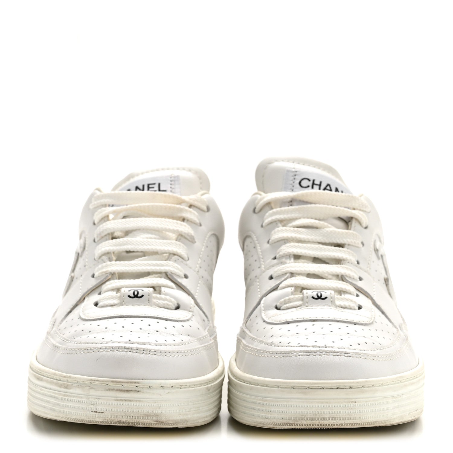 CALFSKIN CC WOMENS SNEAKERS WHITE
