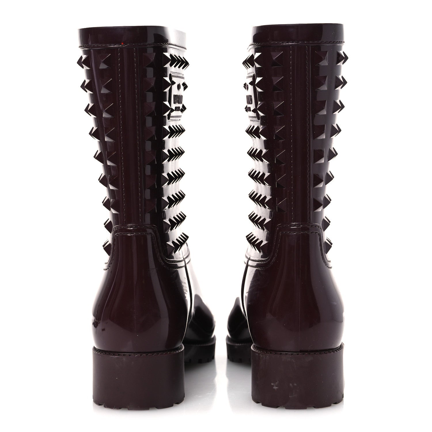RUBBER ROCKSTUD SHORT RAINBOOTS RUBIN