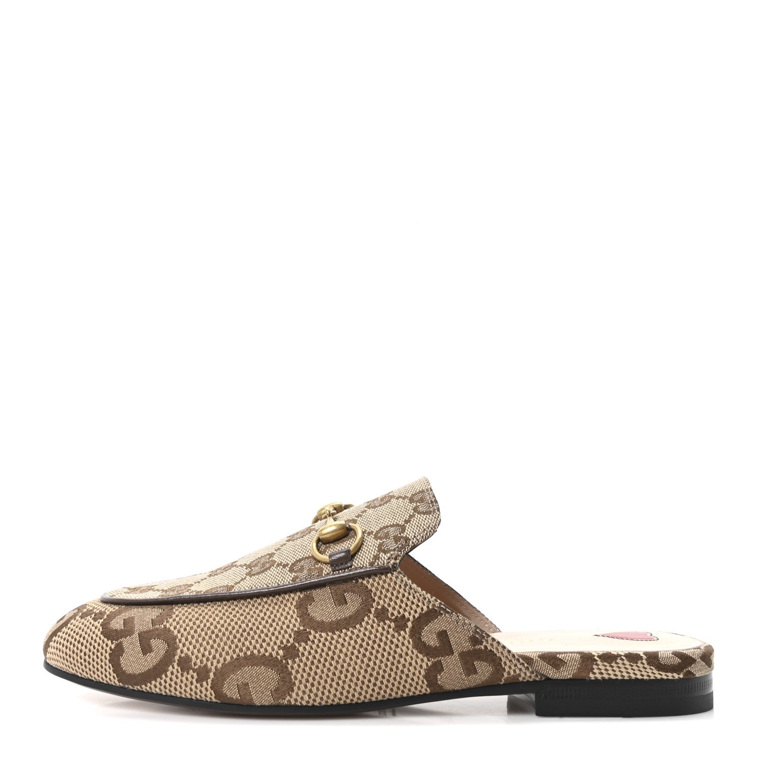 MONOGRAM JUMBO GG MALAGA KID WOMENS PRINCETOWN SLIPPERS CAMEL EBONY NEW ACERO BEIGE