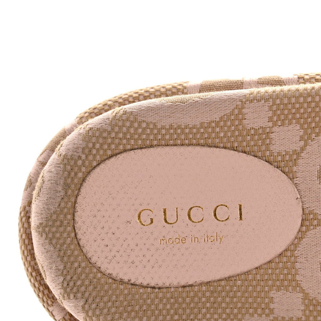MONOGRAM JUMBO GG ANGELINA PLATFORM 55MM SLIDE SANDALS BEIGE PERFECT PINK