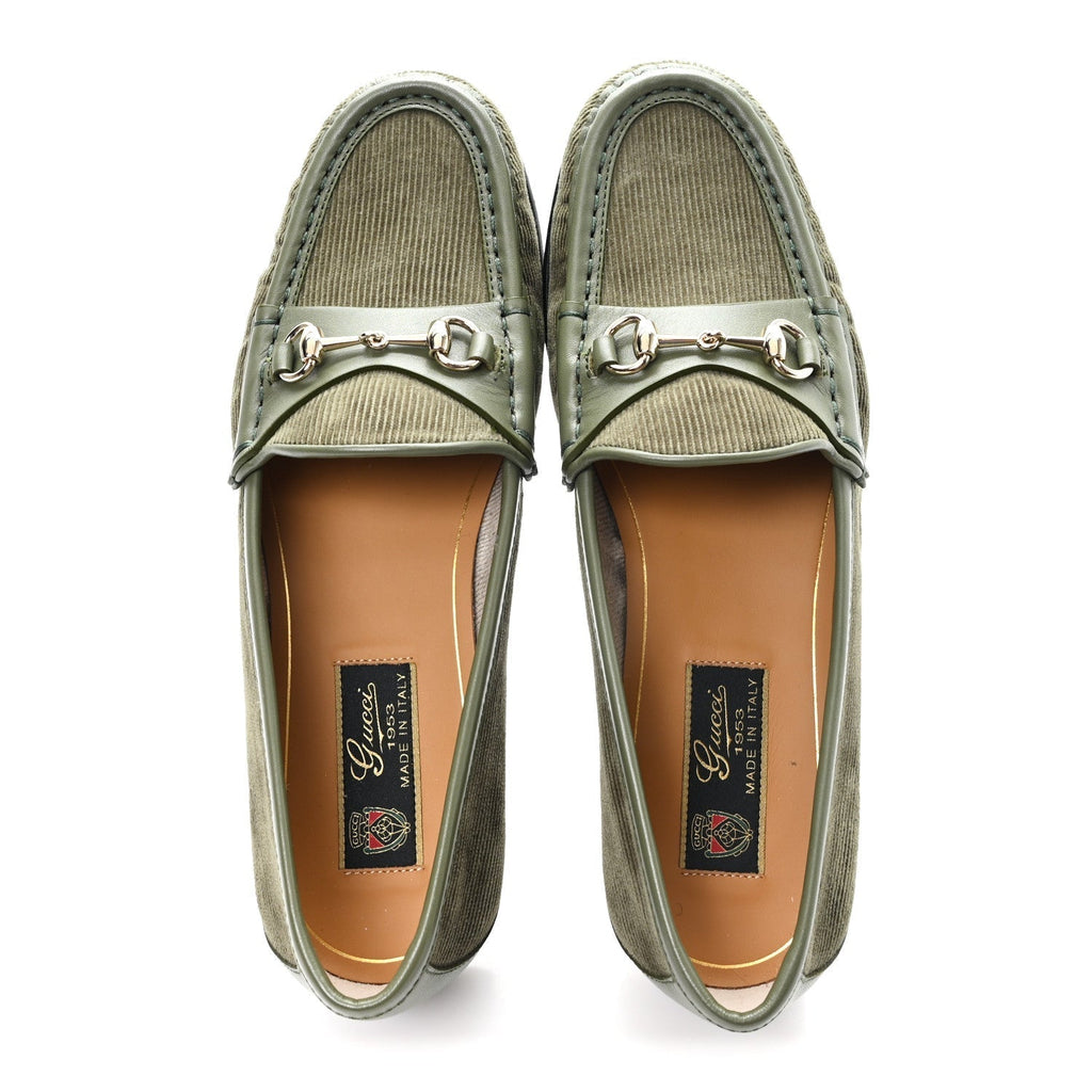 CORDUROY WOMENS 1953 HORSEBIT LOAFERS SWEET MILITARY