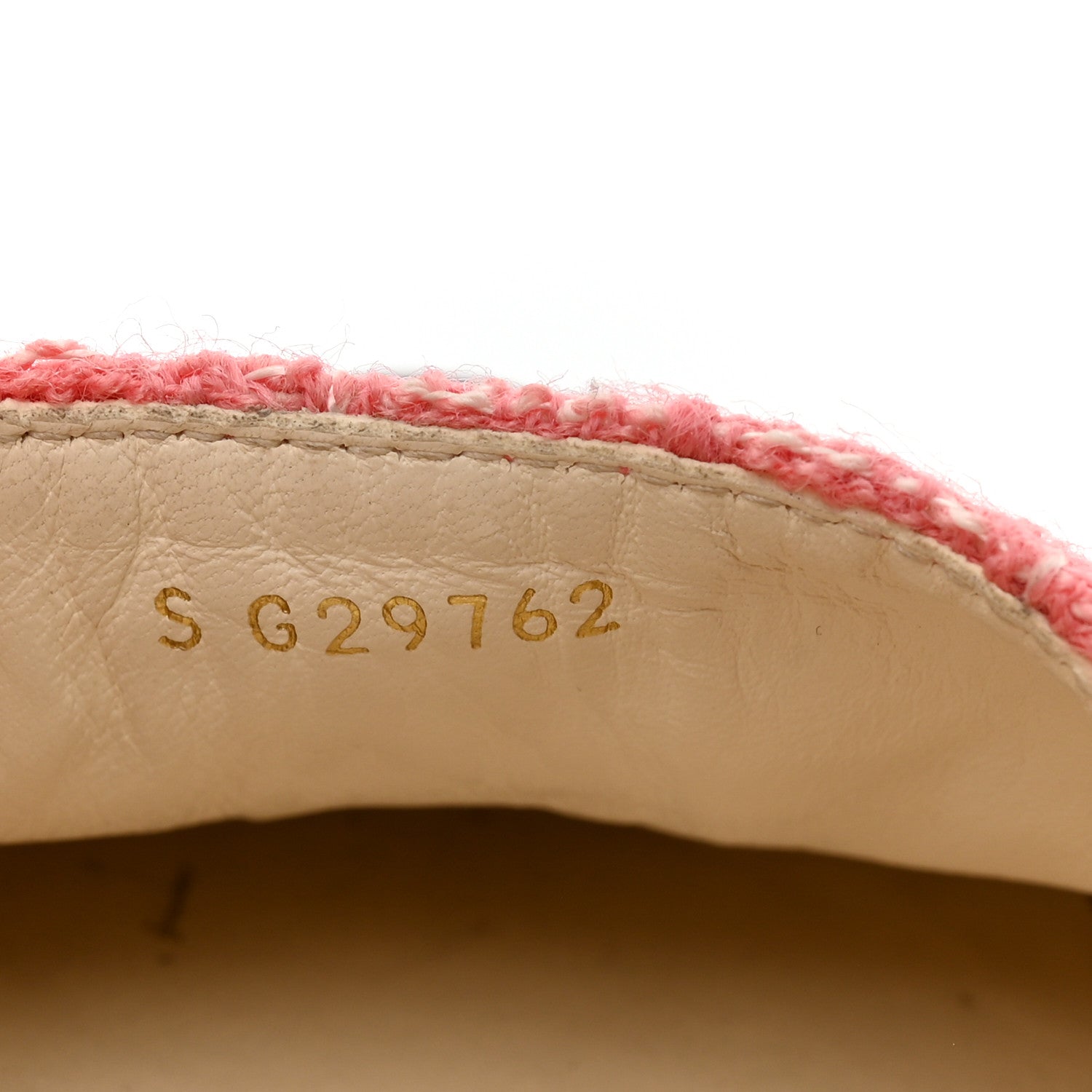 TWEED GROSGRAIN CC ESPADRILLES PINK