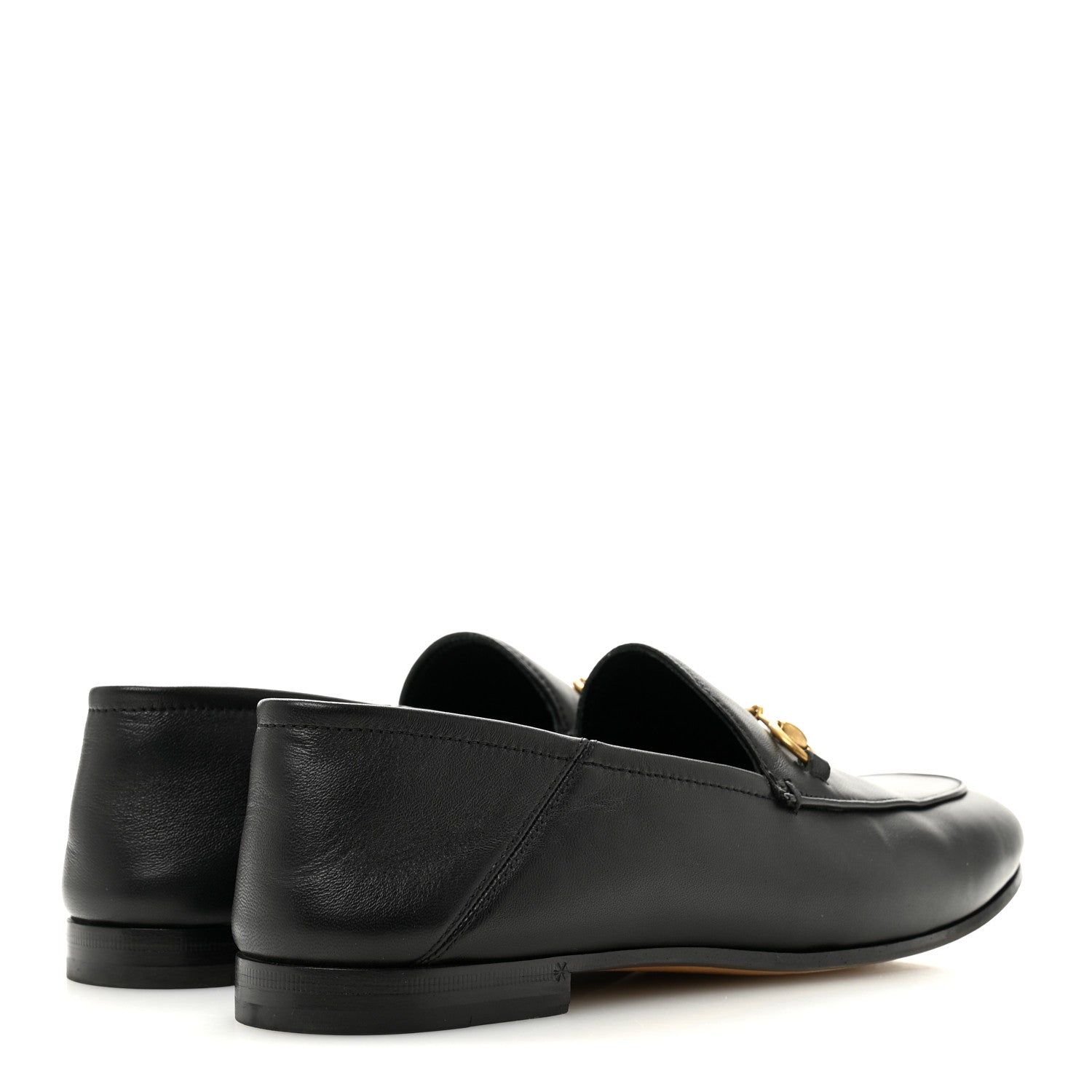 LAMBSKIN WOMENS BRIXTON HORSEBIT LOAFERS BLACK