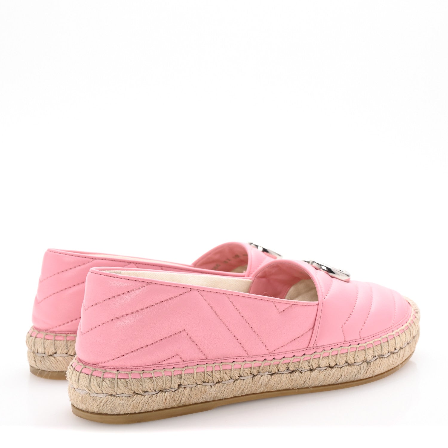 NAPPA MATELASSE GG MARMONT ESPADRILLES WILD ROSE