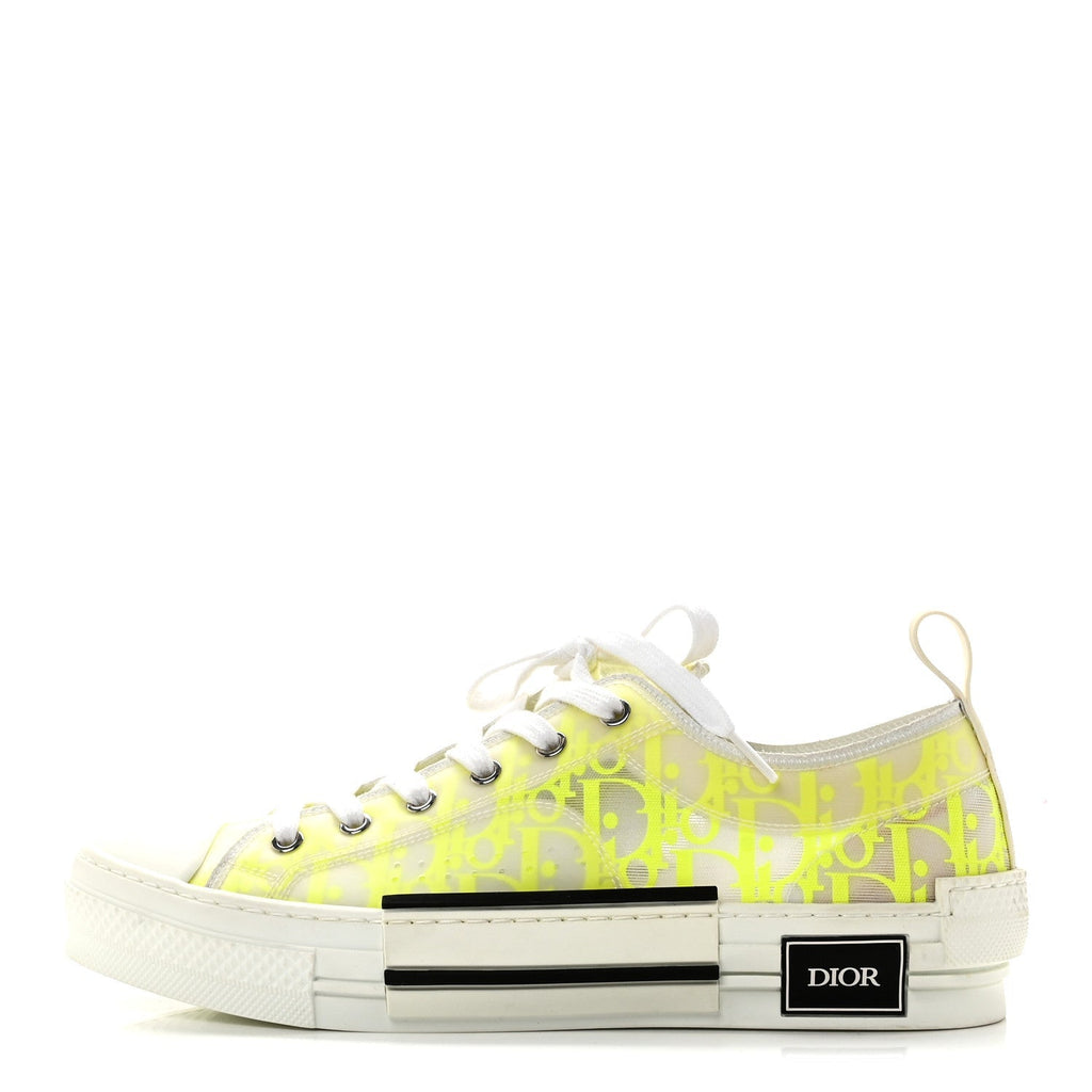 TECHNICAL CANVAS OBLIQUE MENS B23 LOW TOP SNEAKER YELLOW