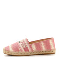 COTTON D-STRIPES EMBROIDERED GRANVILLE 15MM ESPADRILLES DEEP NUDE