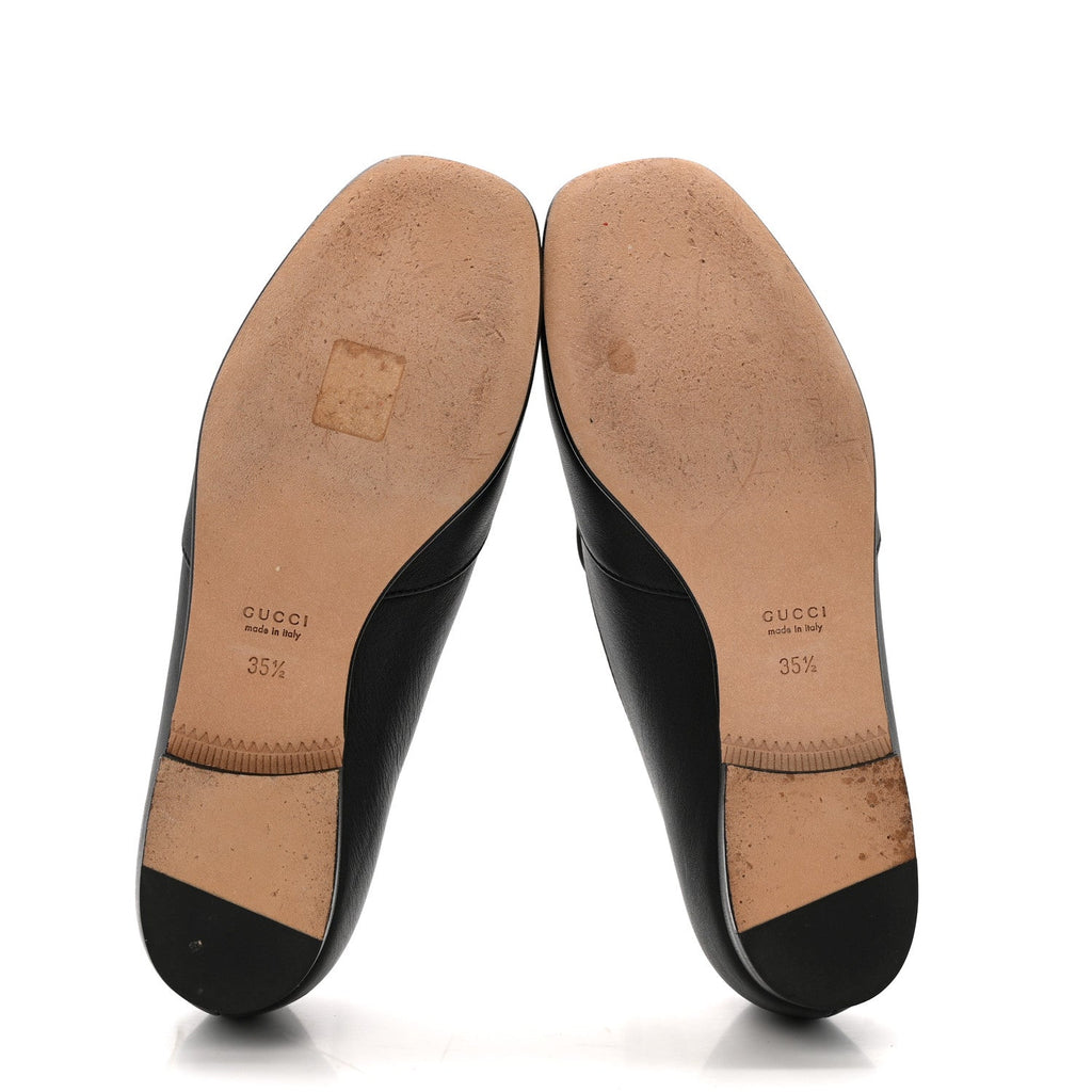 CALFSKIN WOMENS HORSEBIT LOAFERS BLACK