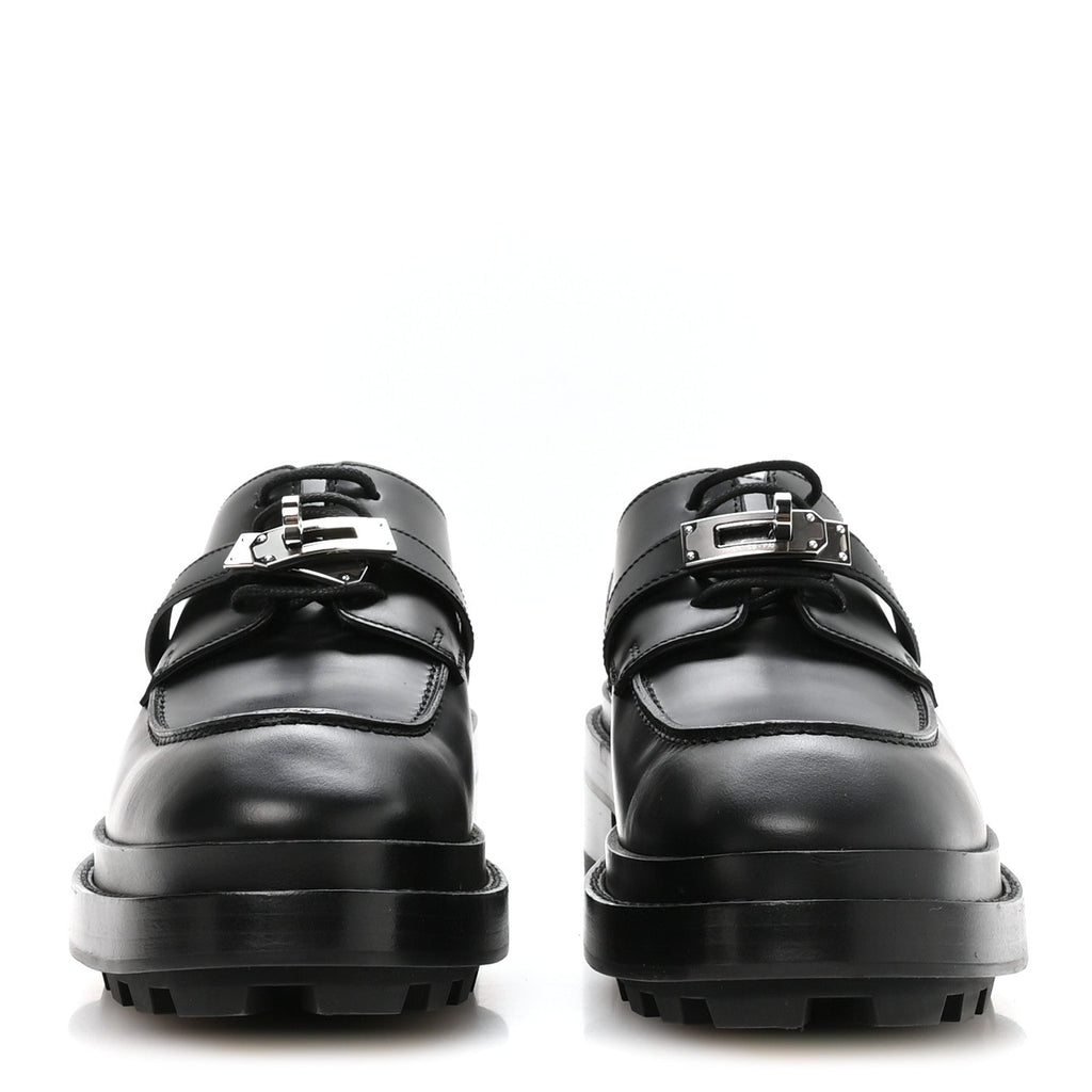 GLOSSED CALFSKIN FIRST OXFORD BLACK