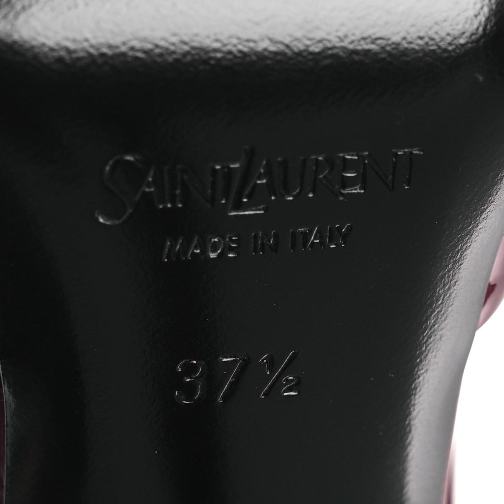 PATENT CALFSKIN LA SCANDALE 110 SANDALS GRENAT