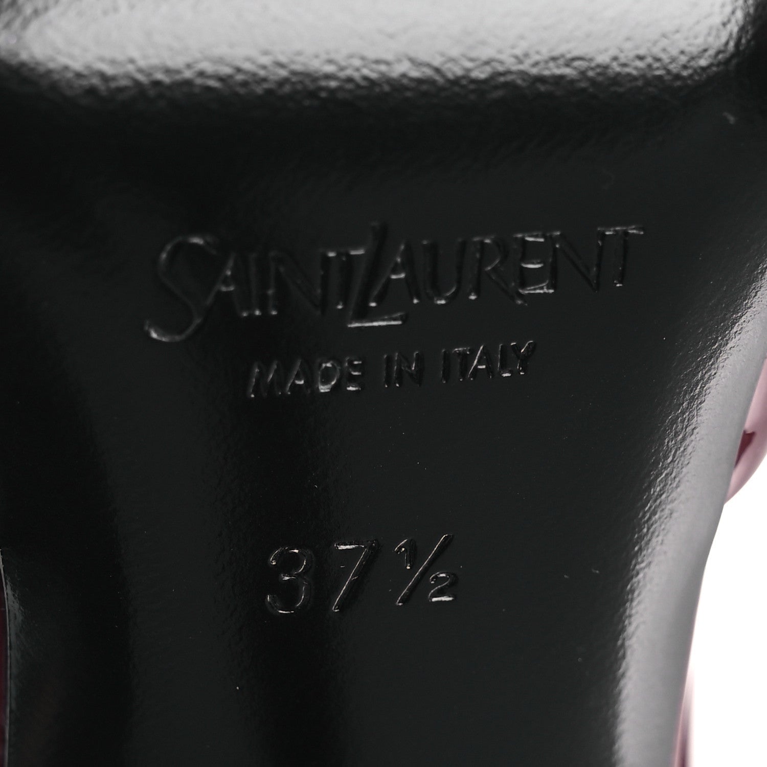 PATENT CALFSKIN LA SCANDALE 110 SANDALS GRENAT