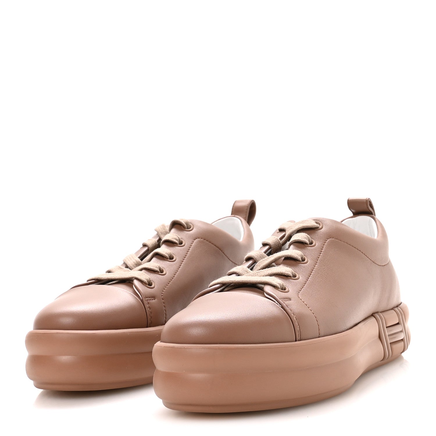 CALFSKIN WOMENS HAPPY SNEAKERS ROSE PERLE