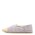 TOILE CC CAP TOE ESPADRILLES ECRU PURPLE